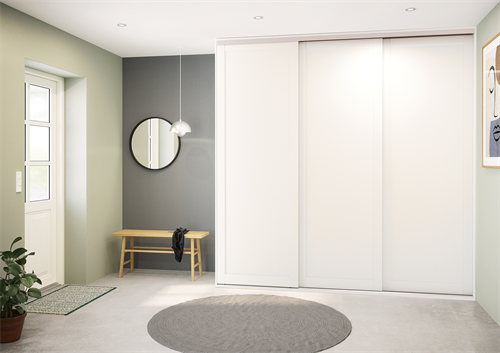 Celebert Outline skydelåger på mål til garderobe med 3 låger - Total Bredde 148 til 363,7 cm